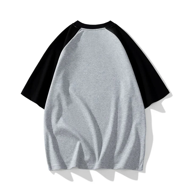 

O Neck Solid Color New Arrived Summer Cotton T-shirts Male Pure-color Leisure Man Tops Tshirt Tees Street Oversized T-Shirts Men