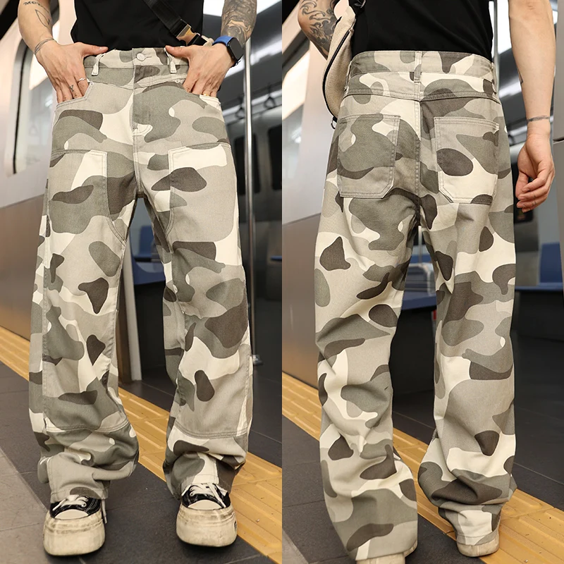 pantalon-de-camouflage-retro-pour-hommes-decontracte-americain-jambe-droite-ample-mode-de-rue-d'ete-sens-du-design-pantalon-en-denim