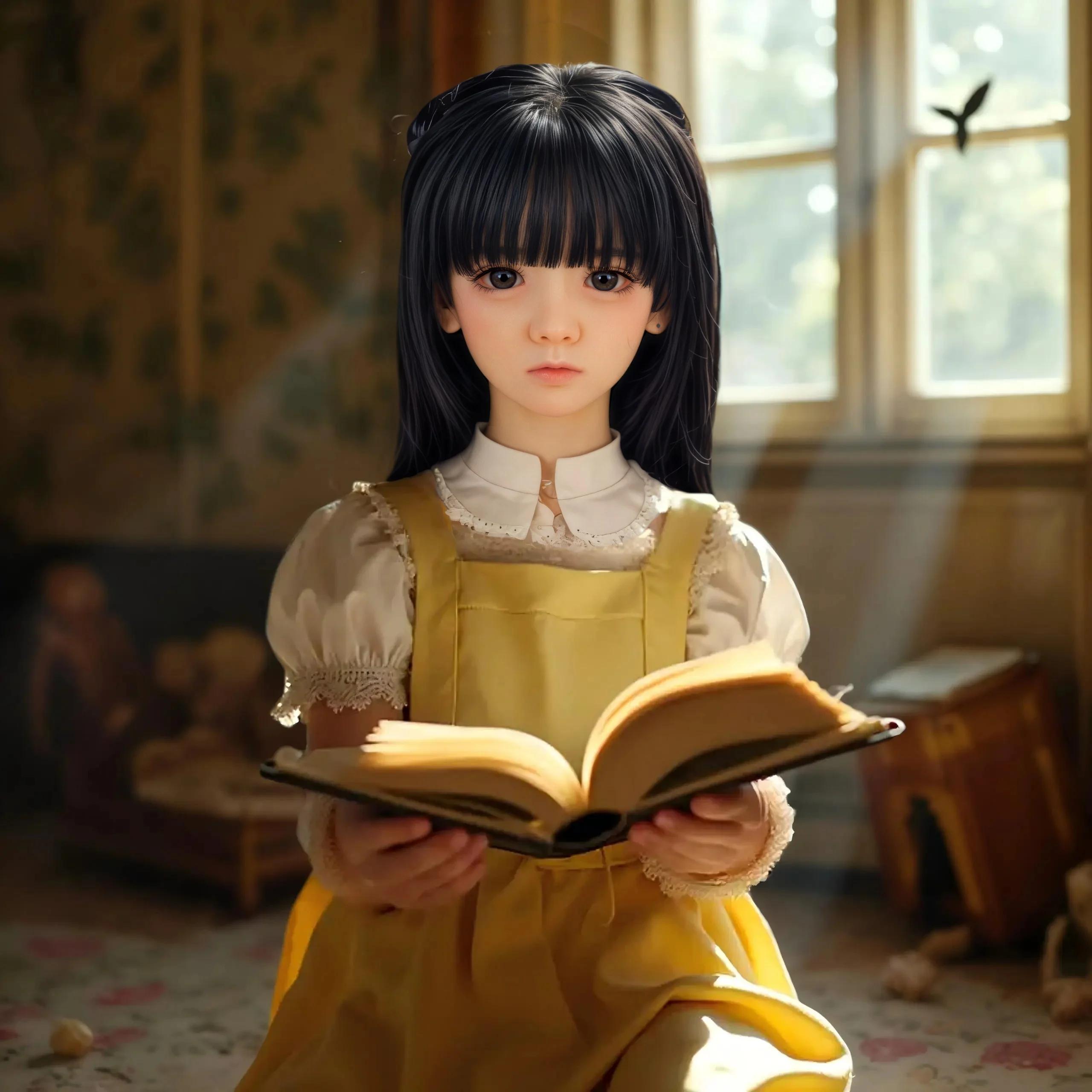 

103CM Realistic TPE Collectible Anime Doll with Articulated Metal Skeleton, Soft Skin Touch for Lifelike Display & Poseable Ther