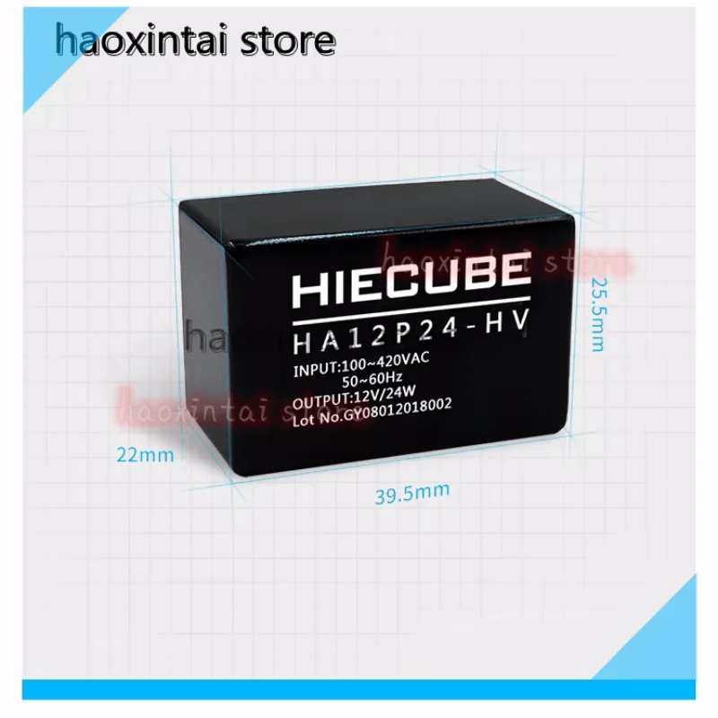Module d'alimentation régulé isolé, triphasé, quatre fils, entrée large, ACDC, 380V, 12V, 24V, 1PC