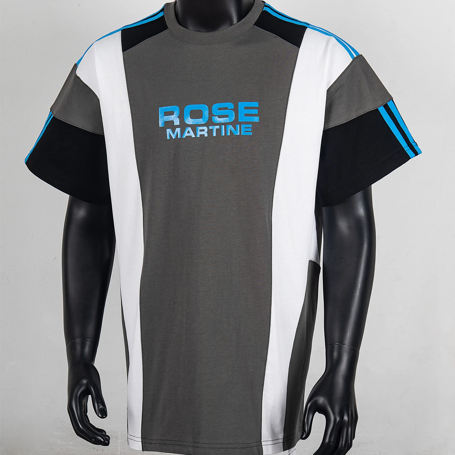 

2026ss Лоскутная футболка Martine Rose для мужчин и женщин, высококачественная футболка унисекс большого размера, футболки