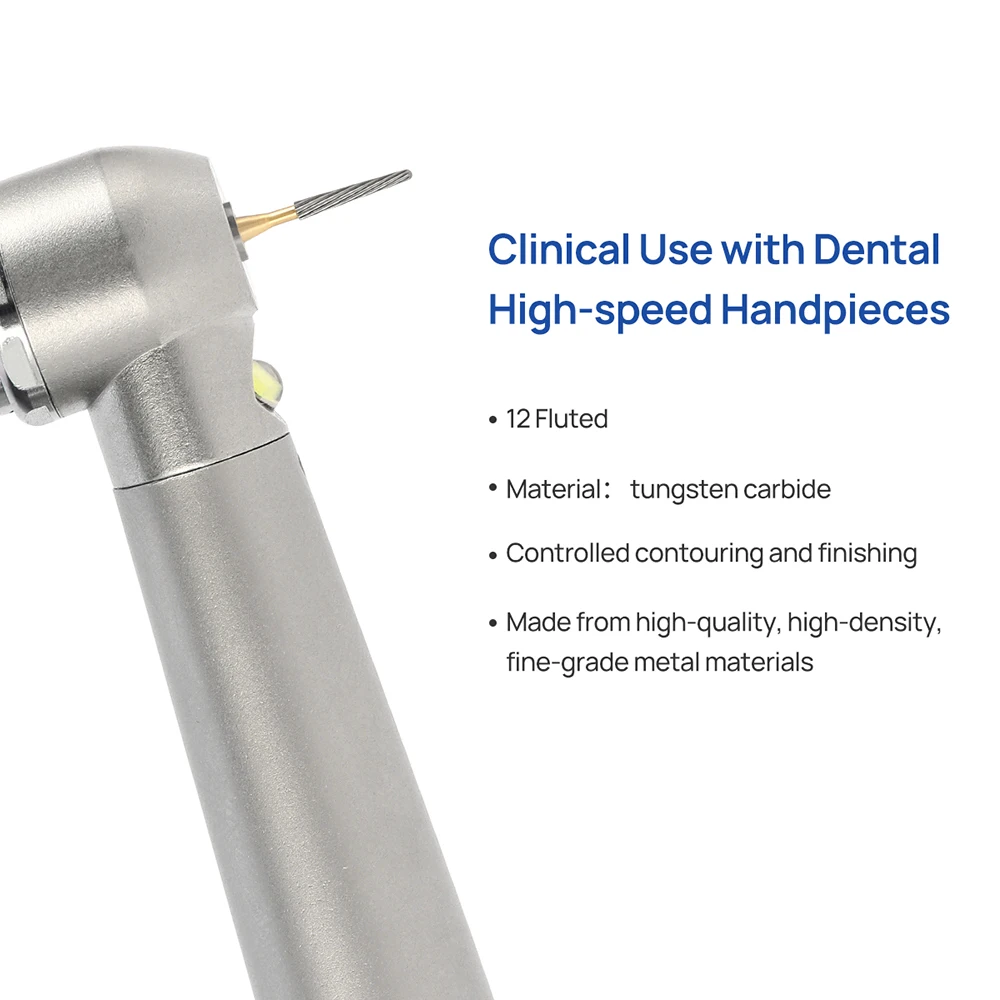 3 Boxen AZDENT Dentalbohrer aus Wolframkarbid FG-Bohrer zum Trimmen und Finishen Titan FG7114/7214/7714 für Hochgeschwindigkeits-Handstücke – Detail 7