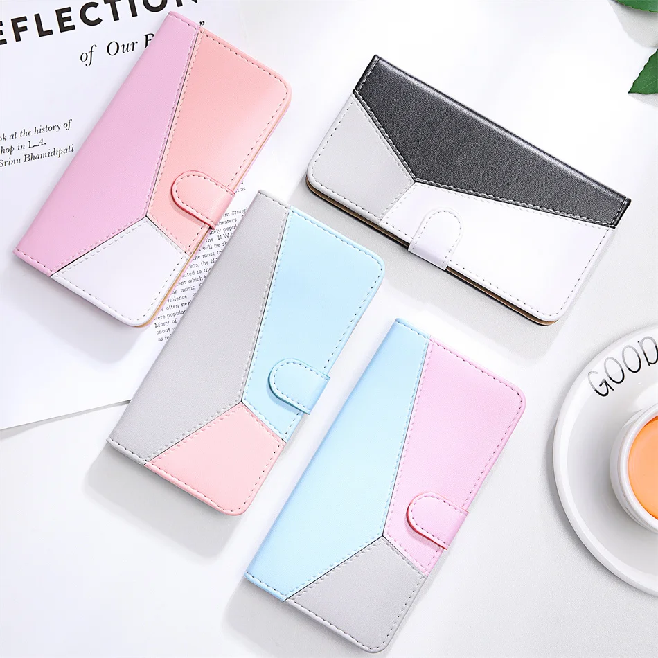 

Fashion Three-color Phone Cover For LG Stylo 4 K40 K50 Q60 Q70 K41S K51S K51 K61 Wallet Card Holder Case D29G