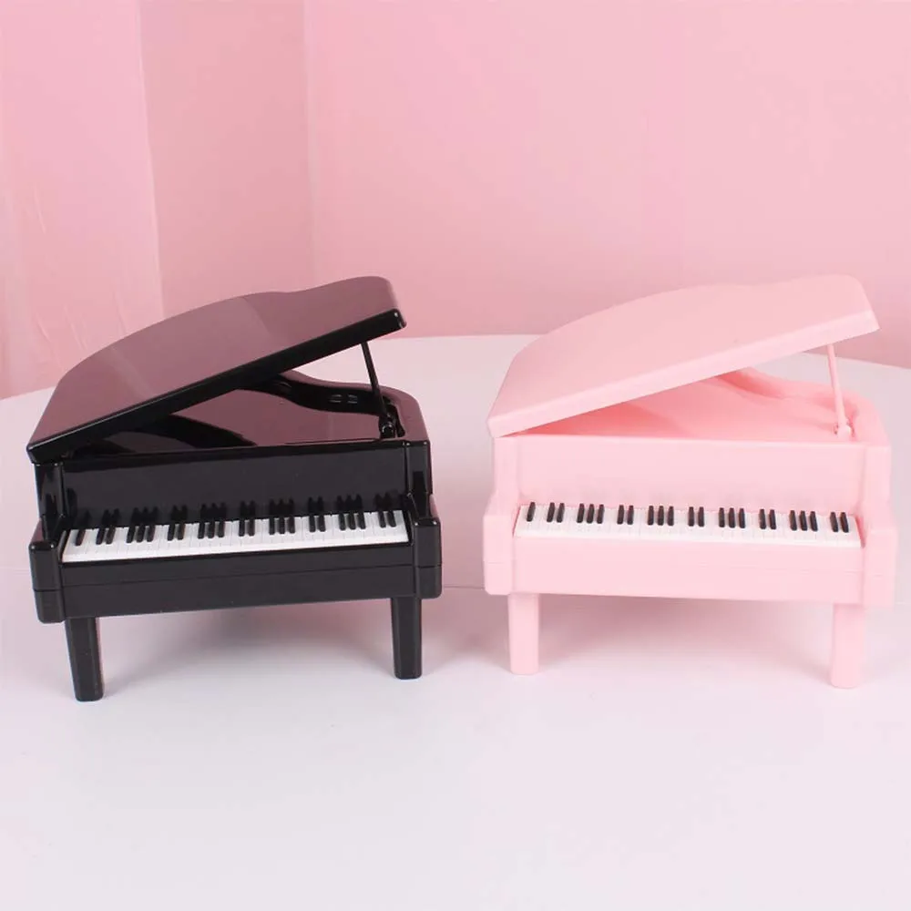 Piggy Bank Piano Shape Money Box Coins Cash Saving Box Creative Piggy Bank Bedroom Desktop Ornaments Children Holiday Gift