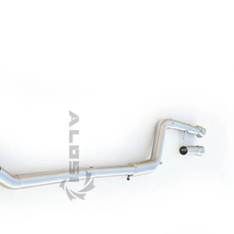 Factory Custom 3.5 Inch Large Diameter SS304 Exhaust Mid Pipe for BMW 540i G30 3.0T B58 2018-2024 Direct Fit Premium Auto Parts