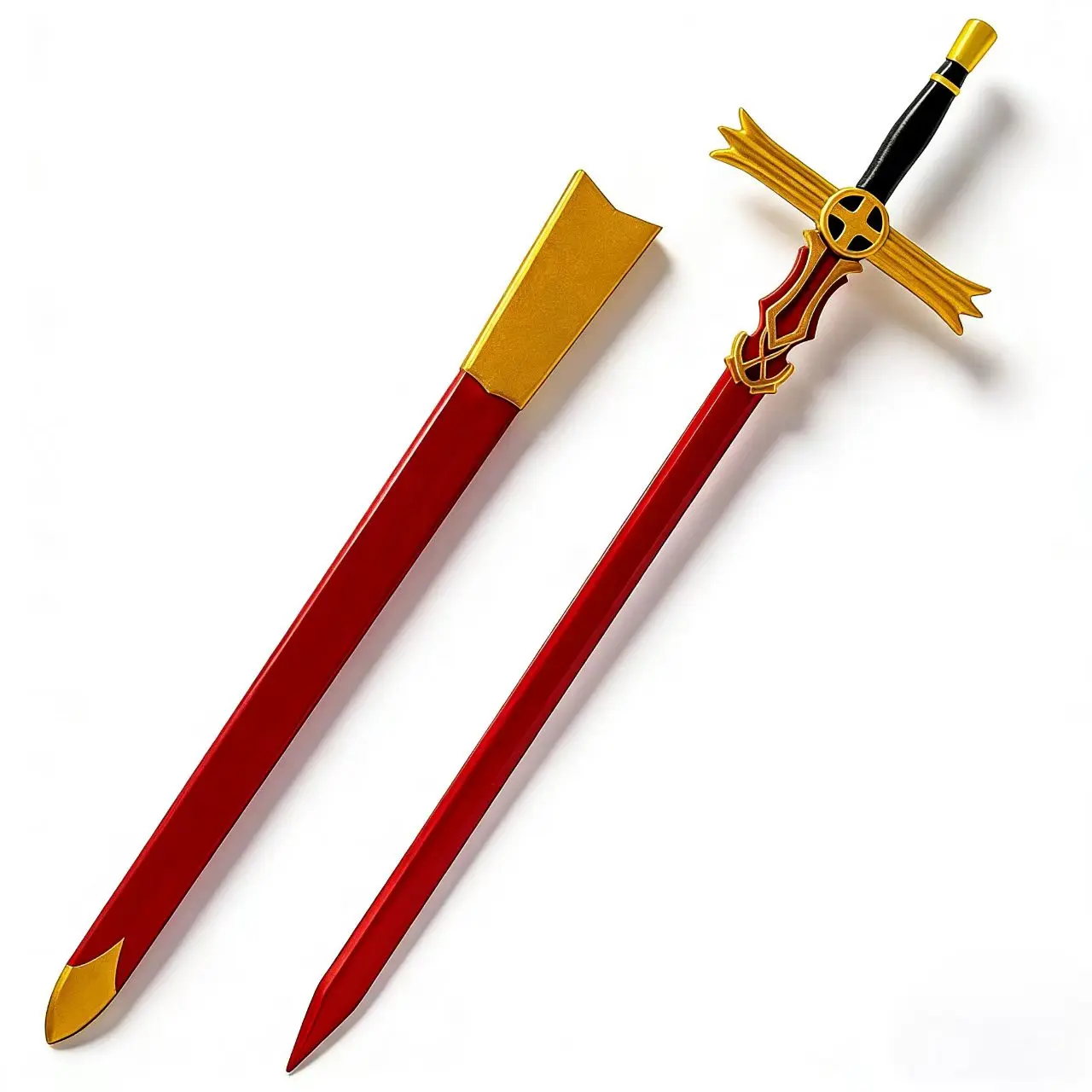 

Cosplay Seraph of The End Mikaela Hyakuya Sword model Wooden wood Sword Anime Cosplay Costume party toy gift