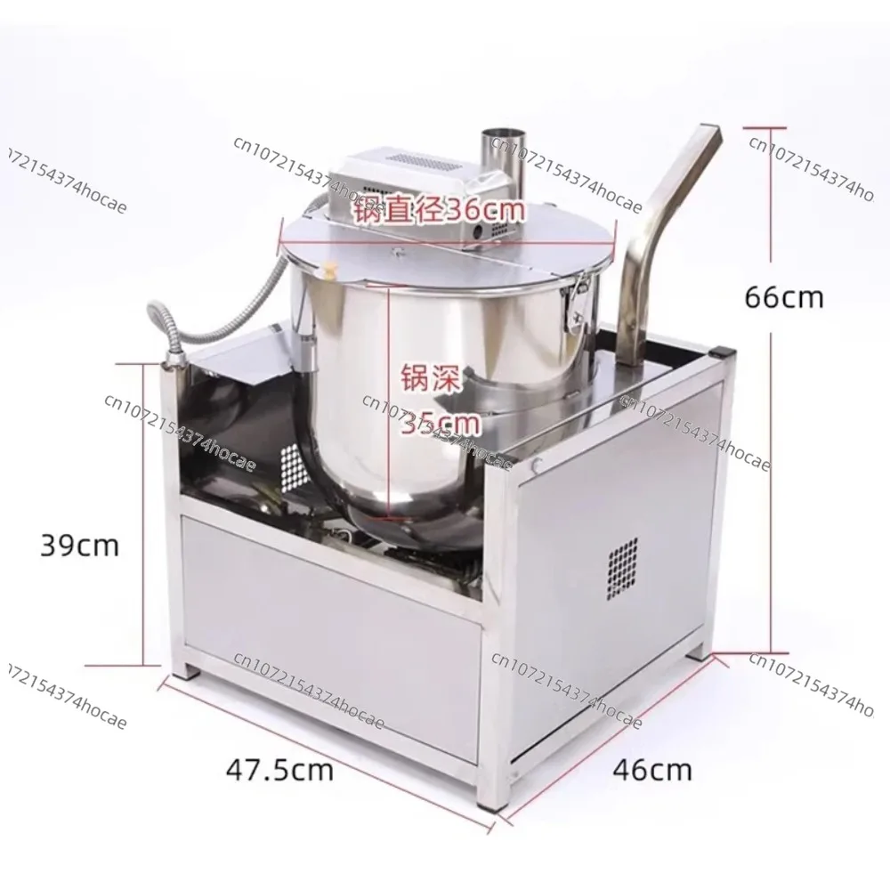 Fully Automatic Large Capacity Commercial Popcorn Machine for Snack Business Use