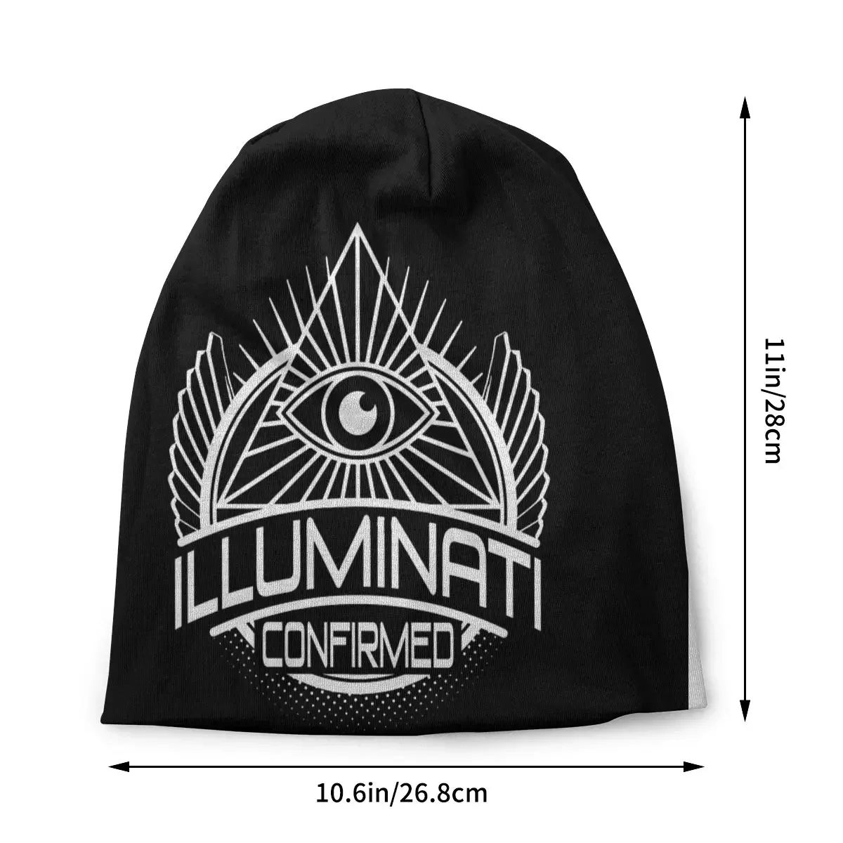 Freemasonry Men Women's Beanie Hats Illuminati Confirmed Knitted Hat Hip Hop Earmuff Bonnet Street Skullies Beanies