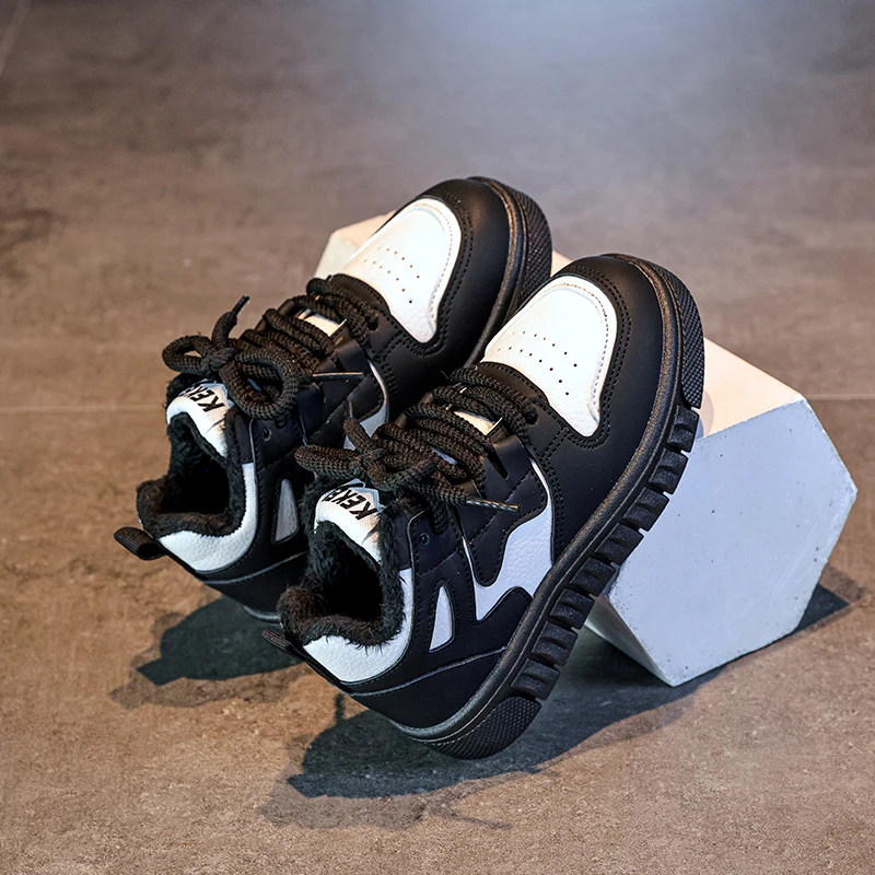 

Детская зимняя обувь, новинка 2025 года, детская спортивная обувь, хлопковая обувь для мальчиков, теплая обувь для бега для девочек