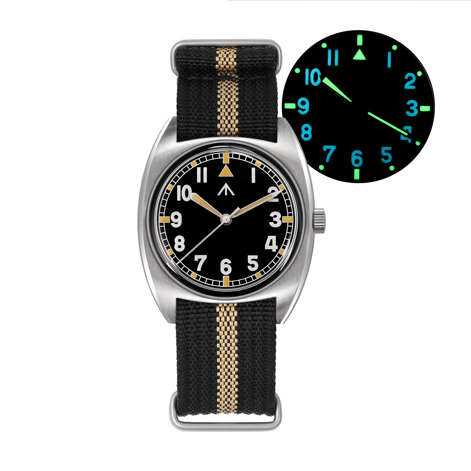 Militado ML17 Watch Miyota Super 2035/ GL12 Quartz Movement Watch C3 And BGW9 Luminova 100m Waterproof Stainless Steel Watches
