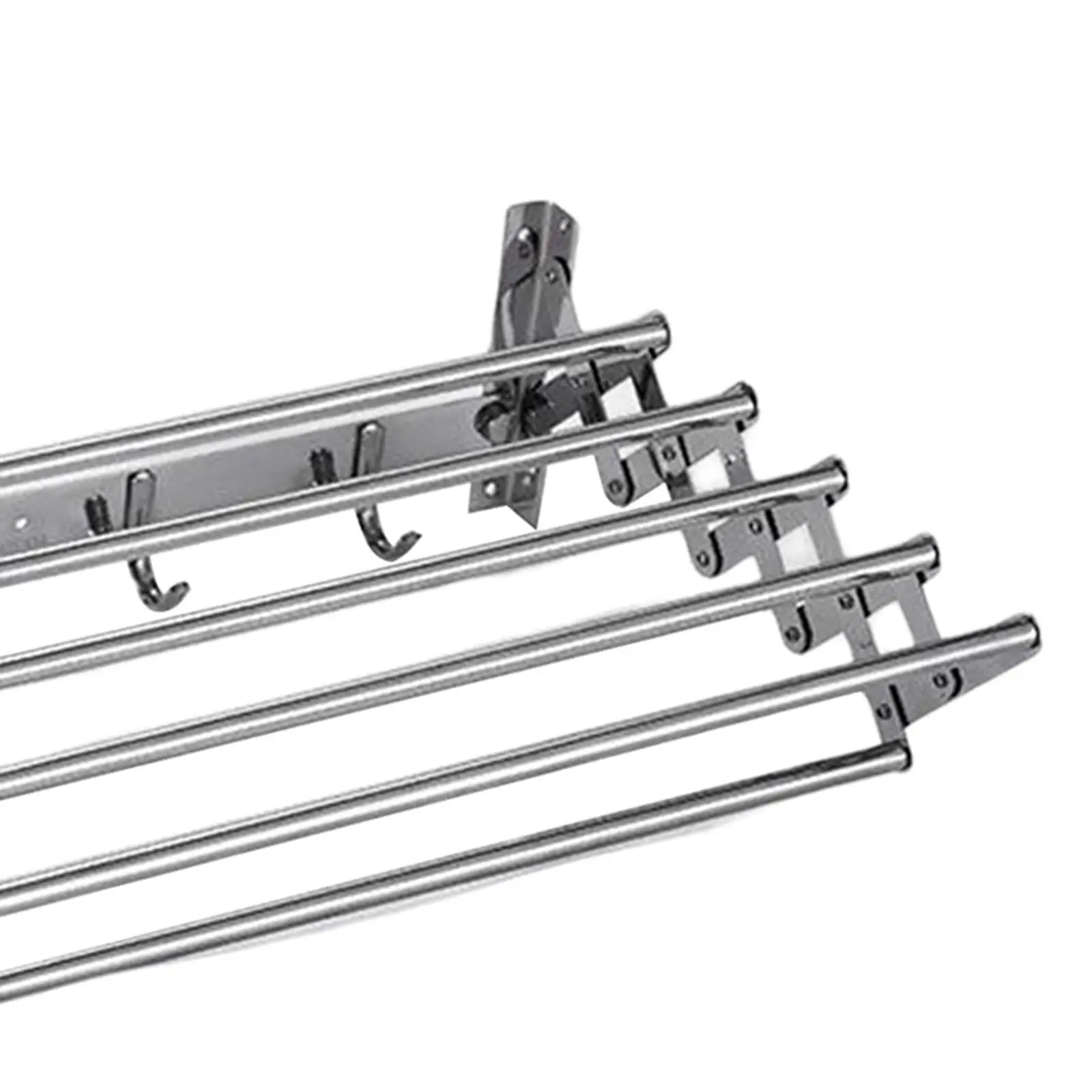 Retractable Towel Rack Expandable Clothes Drying Rack for Hanging Garments