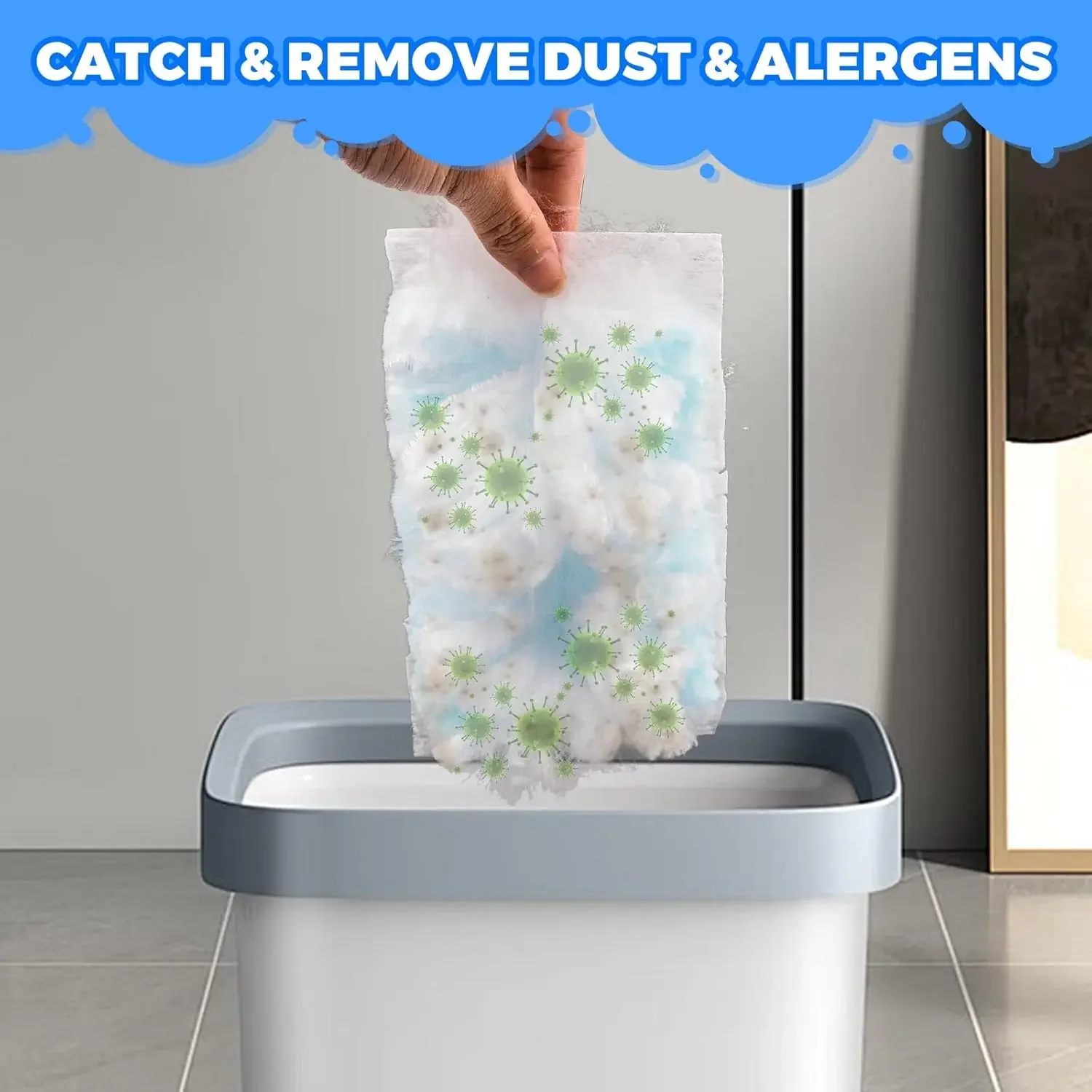 Duster Refills Compatible with Heavy Duty Duster Refill,10 Count Dusters for Swiffer Duster Kit,Dusters for Cleaning/Electronics