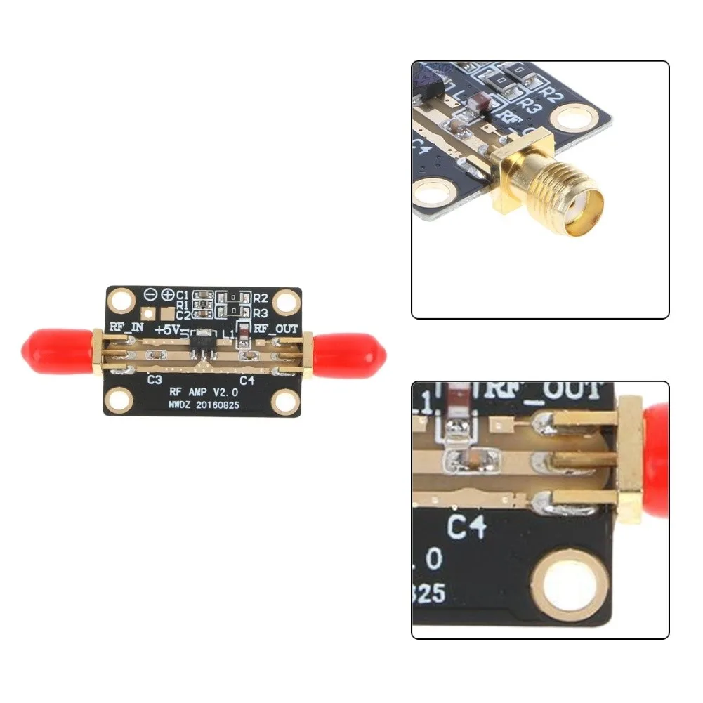 1 قطعة وحدة راديو منخفضة الضوضاء للغاية 0.6dB NF خطية عالية 0.05-4 جيجا هرتز وحدة راديو واسعة النطاق استبدال وحدة راديو PCB #4