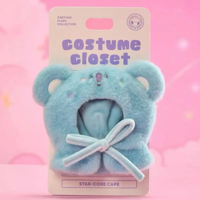 Kawaii Anime New Cooky Chimmy Plush Doll Headset Y2K Creative Cartoon Cross Dressing Plush Toy Clothes Gift for Friends
