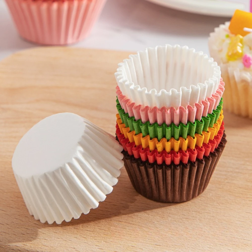 

1000Pcs Baking Muffin Cake Cups Mini Chocalate Paper Cake Tray High Temperature Resistant Nonstick for Baking Candy Cooking