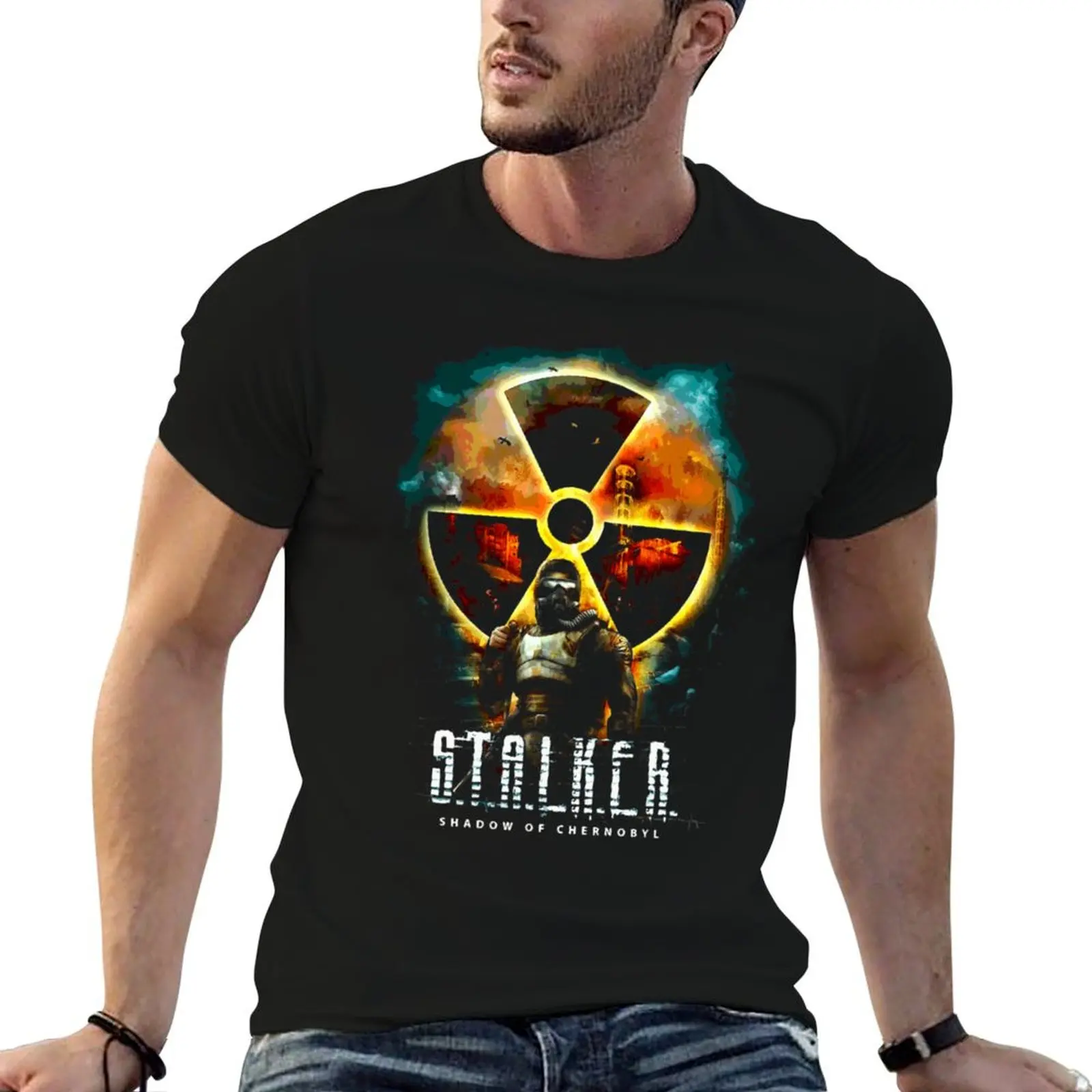 

Stalker - Shadow Of Chernobyl T-Shirt custom shirt oversizeds big and tall t shirts for men