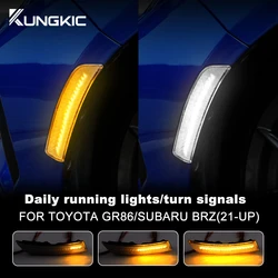 For Subaru BRZ ZD8 Toyota GR86 ZN8 2021 2022 2023 2024 2025 LED Side Marker Light Repeater Lamp Turn Signal Flashing Indicator