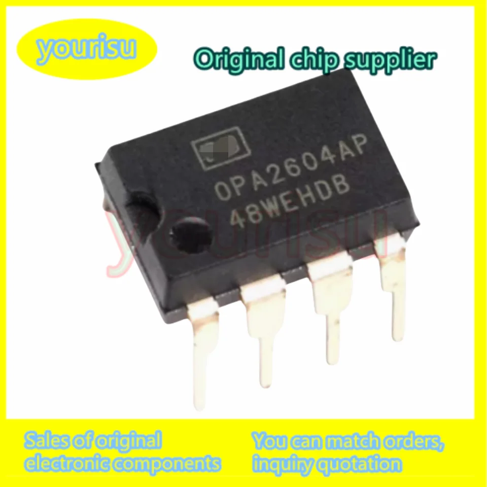 1Pcs OPA2604AP OPA2604AQ Dual Op Amp Second-hand Op Amp Operational Amplifier Replace OPA2604AQ LME49720NA AD827JN OPA2132PA