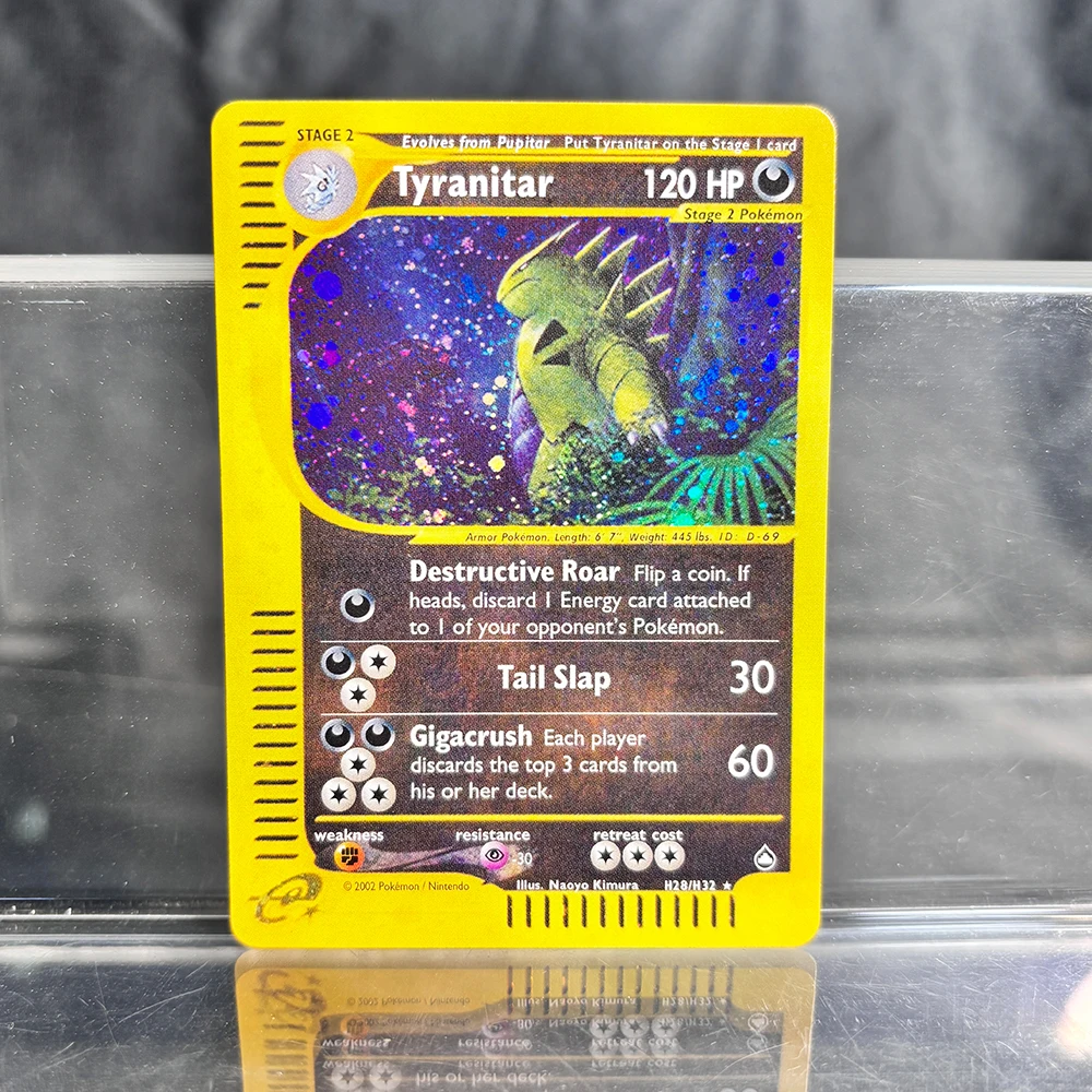 Cartes holographiques à collectionner PTCG, Charizard Pikachu Mew EX Singl PKM Foil, Gengar VMAX Skyridge (SK)