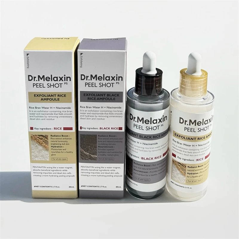 Dr. Melaxin riz exfoliant Essence points noirs propre hydratant pores rétrécissement adoucir sérum hydratant doux coréen soins de la peau