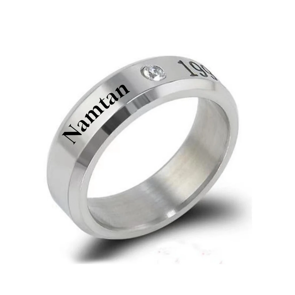 Pluto Series NamtanFilm Engraved Titanium Steel Ring Necklace Bracelet DIY Birthday Gift  Namtan Tipnaree Film Rachanun GL CP