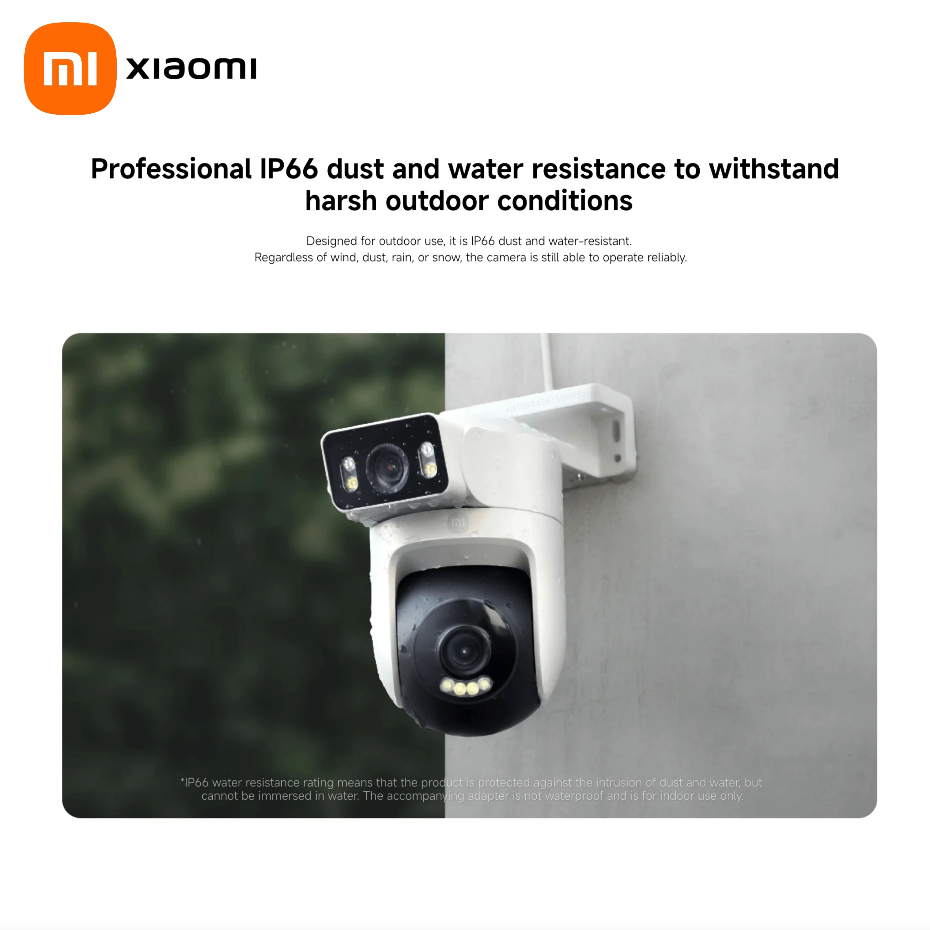 Xiaomi Outdoor CW500 versión de cámara Dual IP66 protección de seguridad CCTV detección AI visión nocturna a todo Color hogar inteligente Mi home
