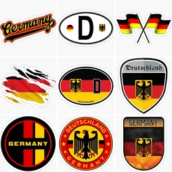 Germany Flag Emblem Eagle Skull Stickers Vinyl Truck Laptop Car Window Accessories Camper Motorcycle Wall Decorative PVC Decal