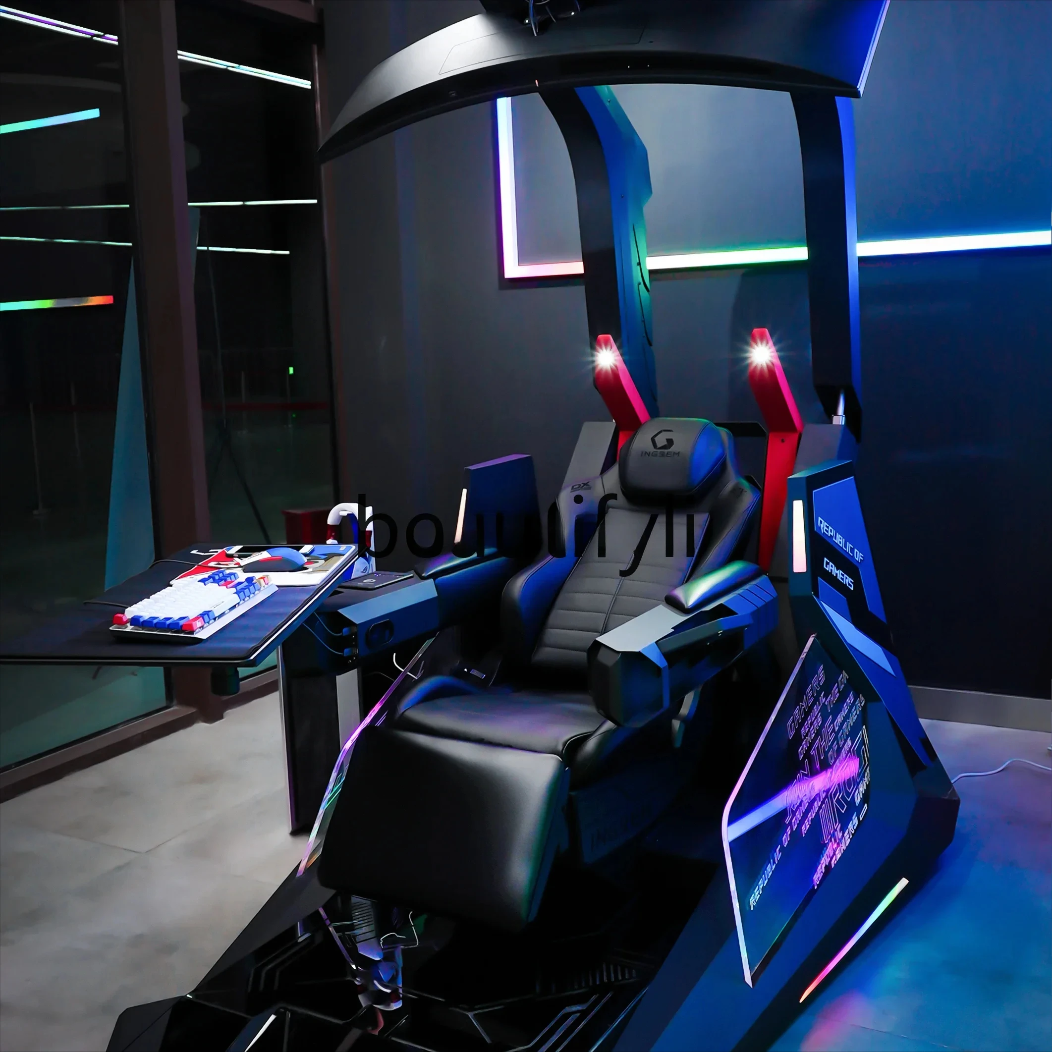 Cockpit Assento de massagem integrado de gravidade zero Cabine Espacial e-sports Cabine de jogo principal