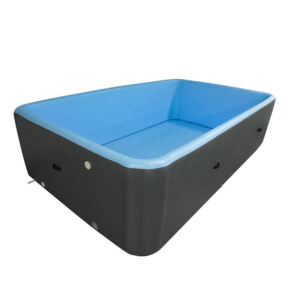 Large Customized Inflatable Swimming Pool for Adults Outdoor, PVC Drop Stitch Construction for Durability