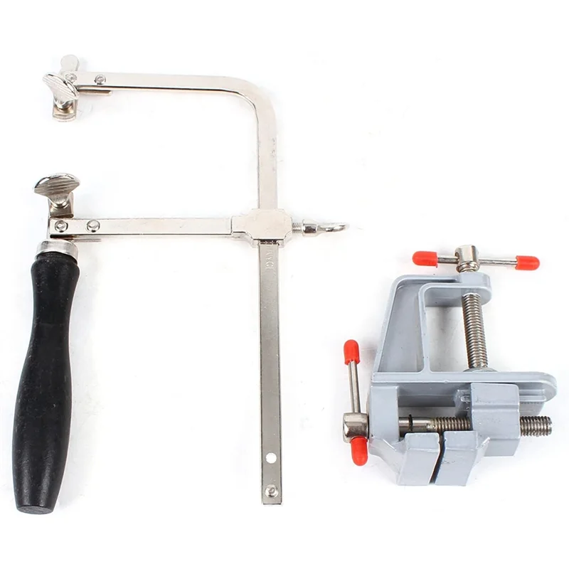 

Любимый профессиональный набор ювелирных пил для клиентов с настольными тисками из алюминиевого сплава для поделок своими руками, компактный ювелирный набор инструментов для мода