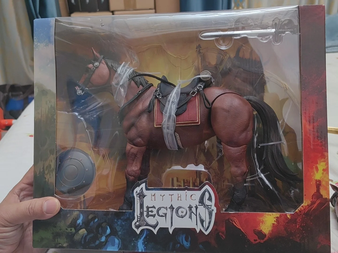 mythic legions 馬　茶色 Genuine 4H Four Horsemen Studios Mythic Legions 1/12 Brown Horse