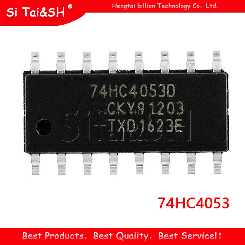 10PCS 74HC4053D 74HC4053 SOP SOP-16 74HC4050D 74HC4051D 74HC4052D 74HC4060D 74HC4066D 74HC4094D 74HC4051 74HC4052 74HC4066