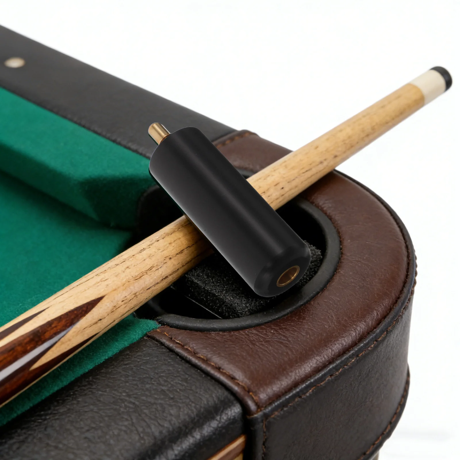 3 Inch Pool Cue Stick Extension for Billiards and Snooker Games - Comfortable Handle Precision Lengthener Easy to Attach Fits