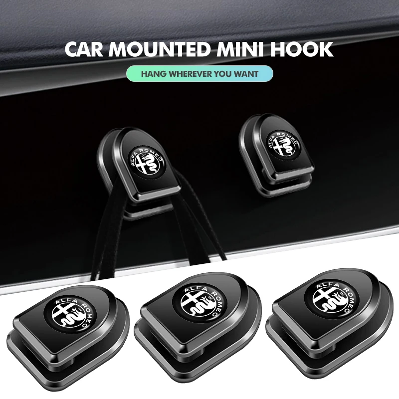 Ganchos organizadores para coche, soporte para cables de datos, organizador para Alfa Romeo 159 Giulietta Giulia 147 Mito 156 159 166 GT