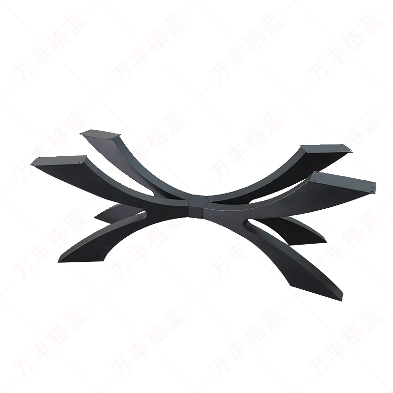 Hot Sale Factory Metal Simple Desk Legs Office Desk Table Legs Metal Dining Durable Coffee Table Custom Furniture Leg