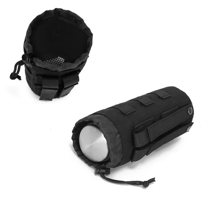 

Outdoor Tactical Molle Water Bottle Bag, Portable Camping Water Bottle Bag, Backpack Vest, Men's Travel Cycling Camping Bag