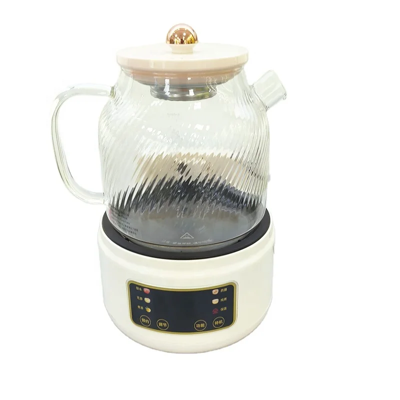220-240V Customized Electric Kettle Transparent Glass Temperature Controller 1.2L Capacity 800W Power Automatic Shut-off for