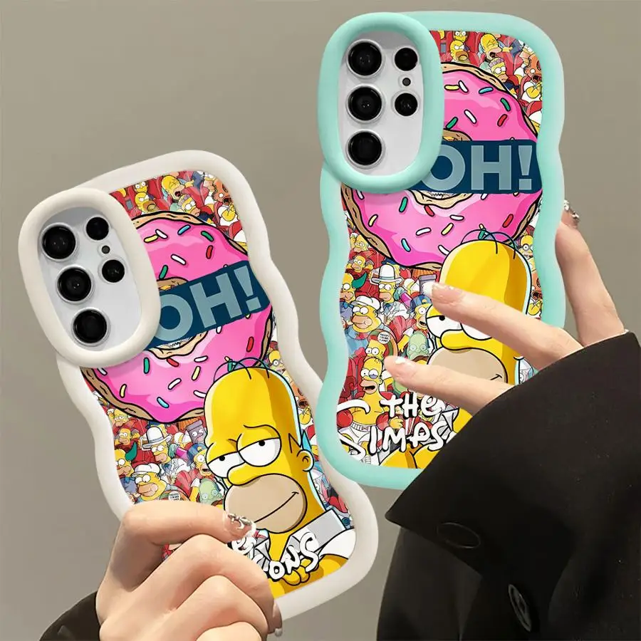 Cartoon The S-simpsons Case for Samsung Galaxy S26 S24 S24+ S23 Plus S25 S21 S22 Ultra S25+ S20 FE Soft Phone Cover