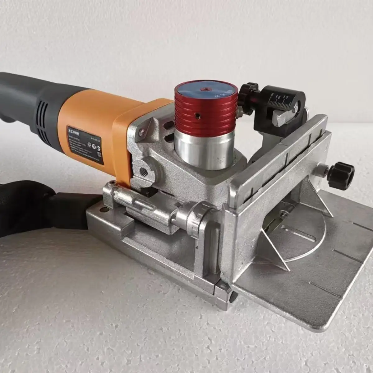 Portable Lamino Slotting Machine Woodworking Joint Slot Tenoning Machine Wood Based Panel Lamello Slotting Machine