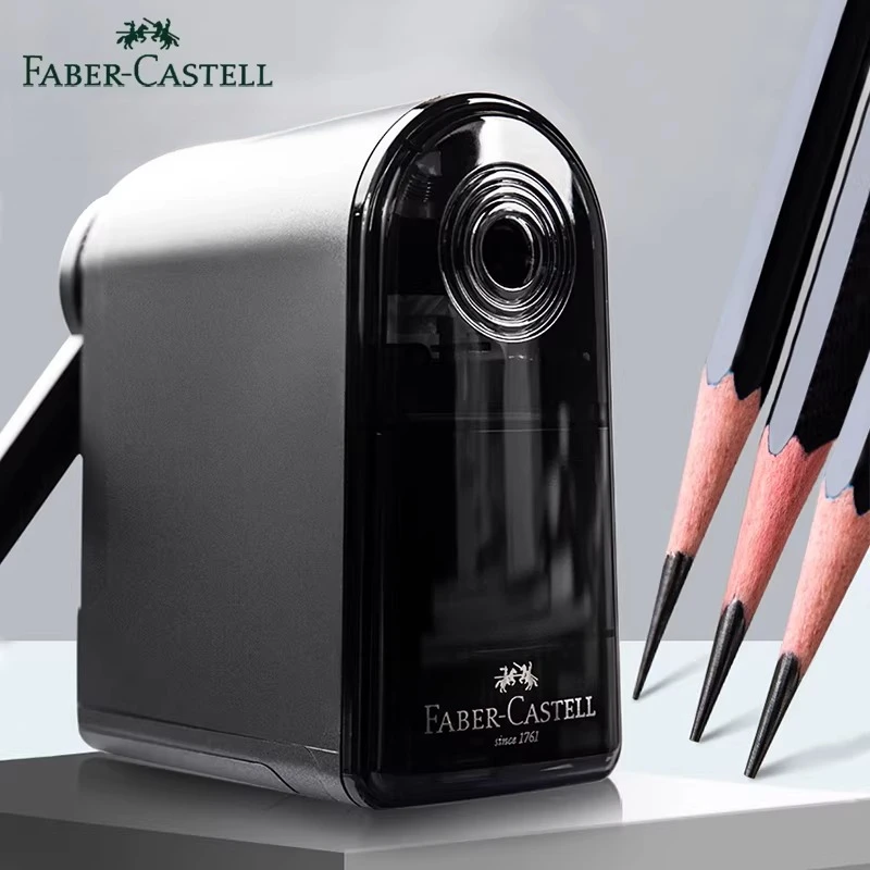 

Ручная точилка для карандашей Faber‑Castell для художников, с ручным приводом, портативная, для рисования, цветных карандашей, художественных принадлежностей.