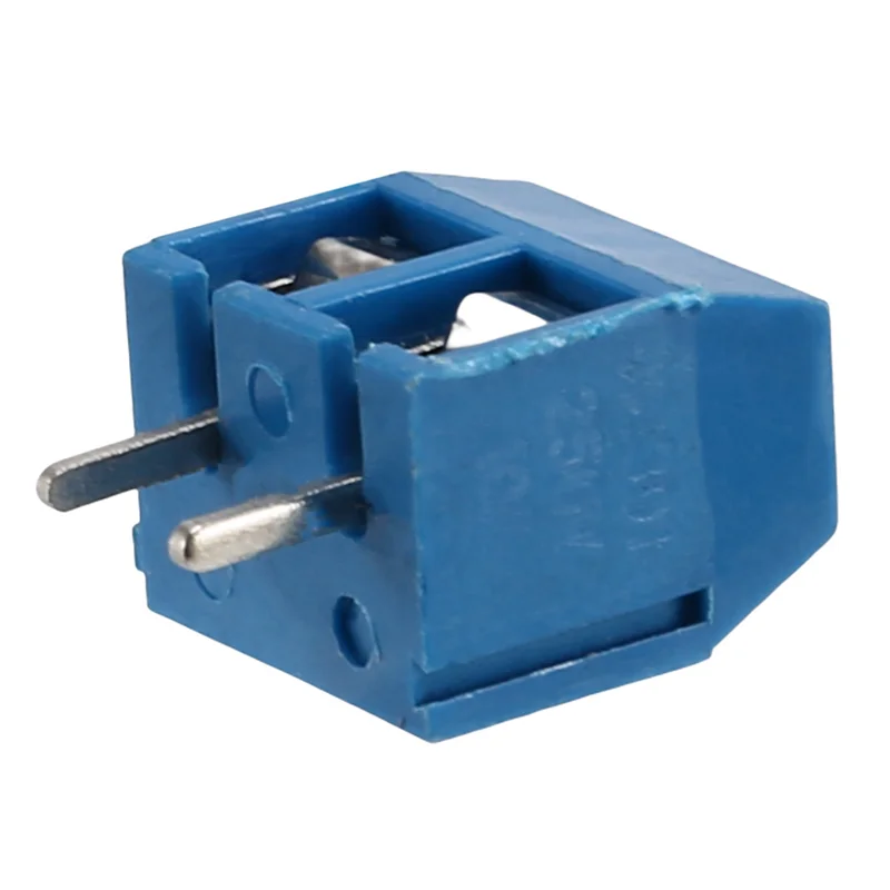 ABRU-2-Pin Screw Terminal Block Connector 5.08Mm Pitch Panel PCB Mount, 80Pcs