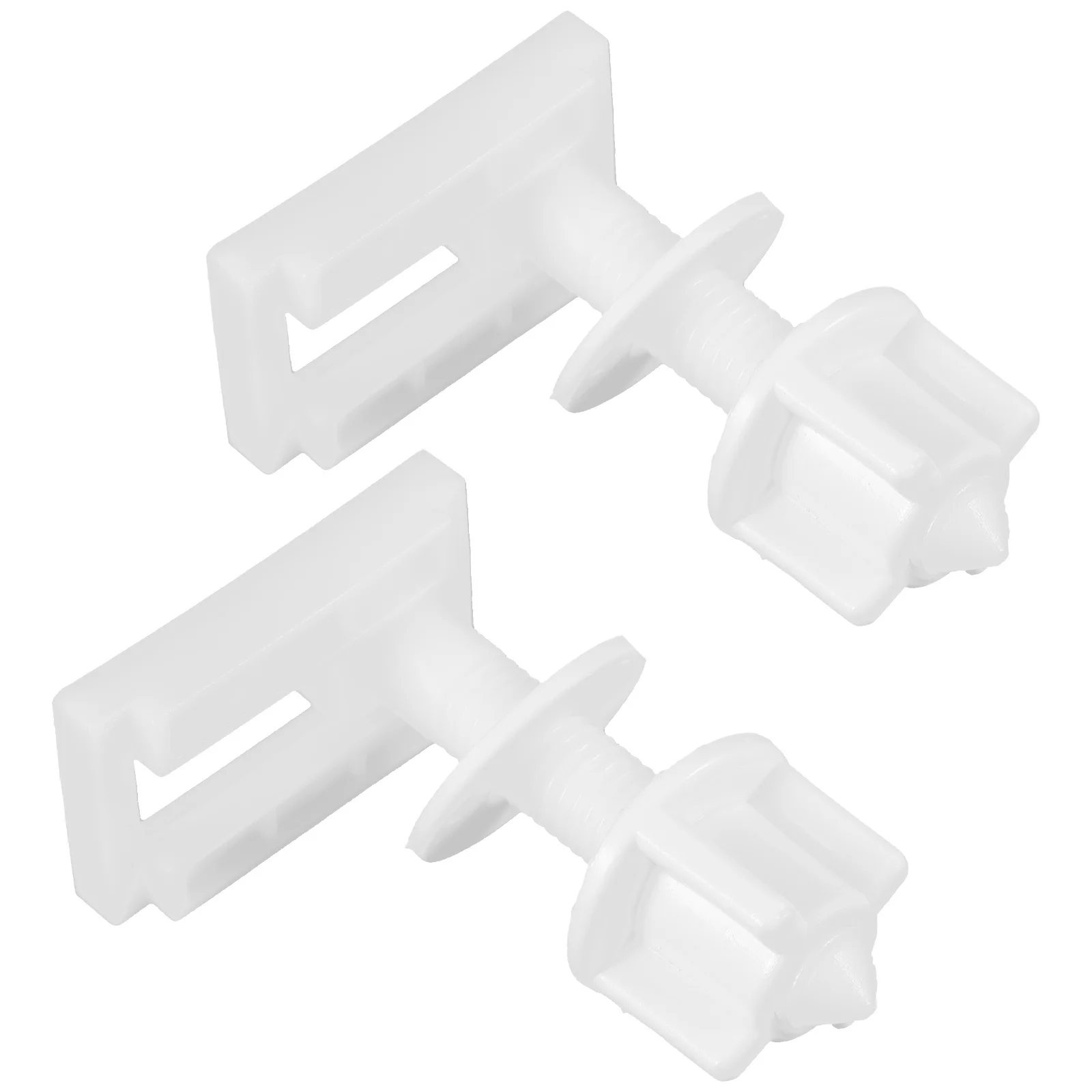 

2pcs Toilet Screws Toilet Seat Hinge Bolts Kit Set Plastic Hinge Bolts Nuts Washers For Easy Installation Replacement Hardware