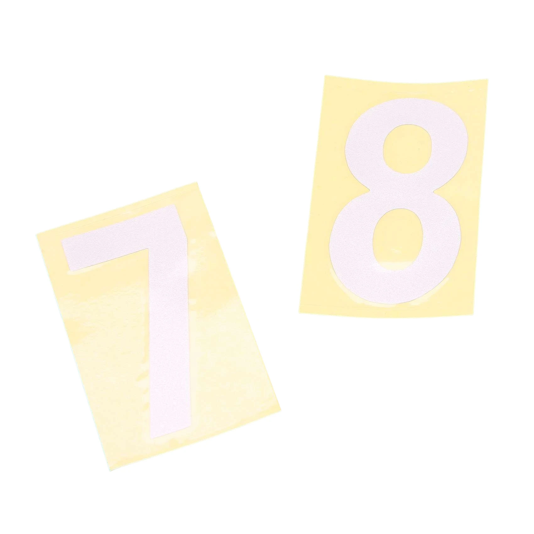ABJT-Mailbox Numbers For Outside, 10 Sets 0-9 Reflective Number Stickers With Sticky Tab For Easy Backing Separation (2 Inch)