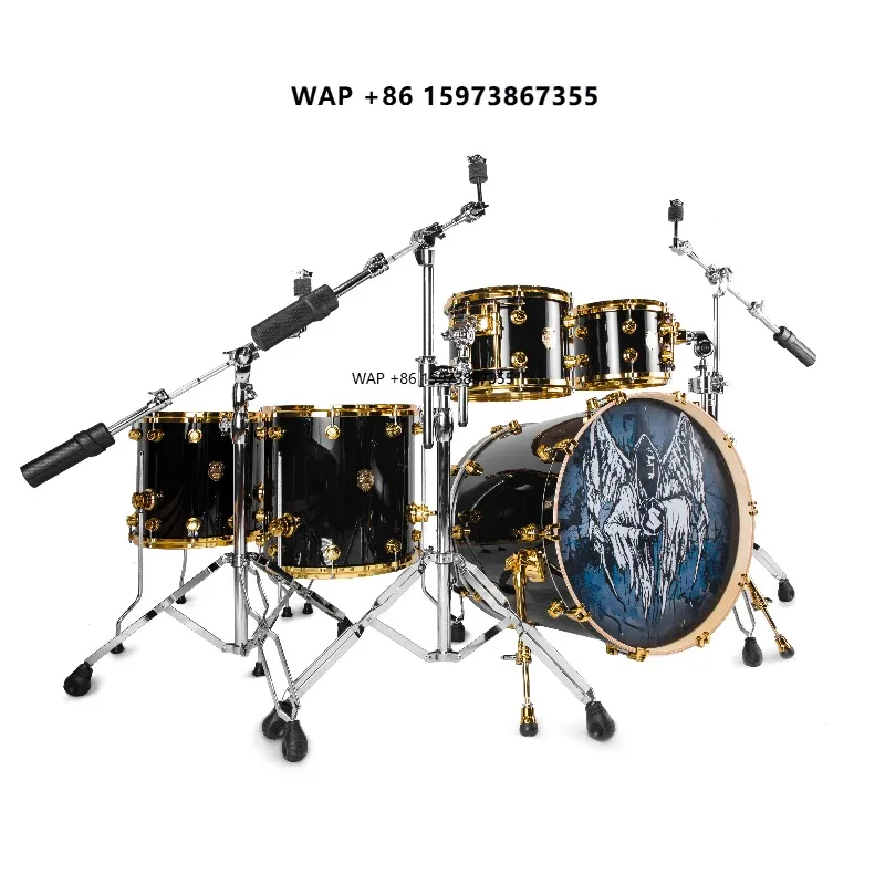Factory Direct Glory Sound Black Devil 6  Drum Set | High - Quality Shells | Pro  Grade Sound