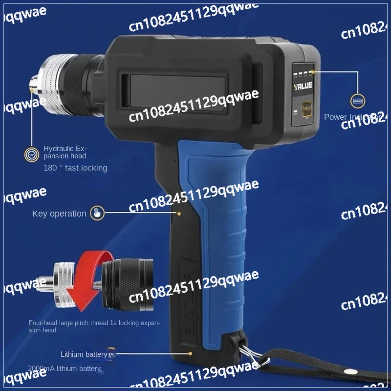 VEE-2 Fully Automatic Expander Electric Copper Tube Expander Flare Expander Air Conditioner with Lithium Battery