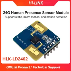 Hi-Link New HLK-LD2402 24GHz Human Presence Sensing Radar Module Static Micro Motion Sensor Module Detection Distance 10M