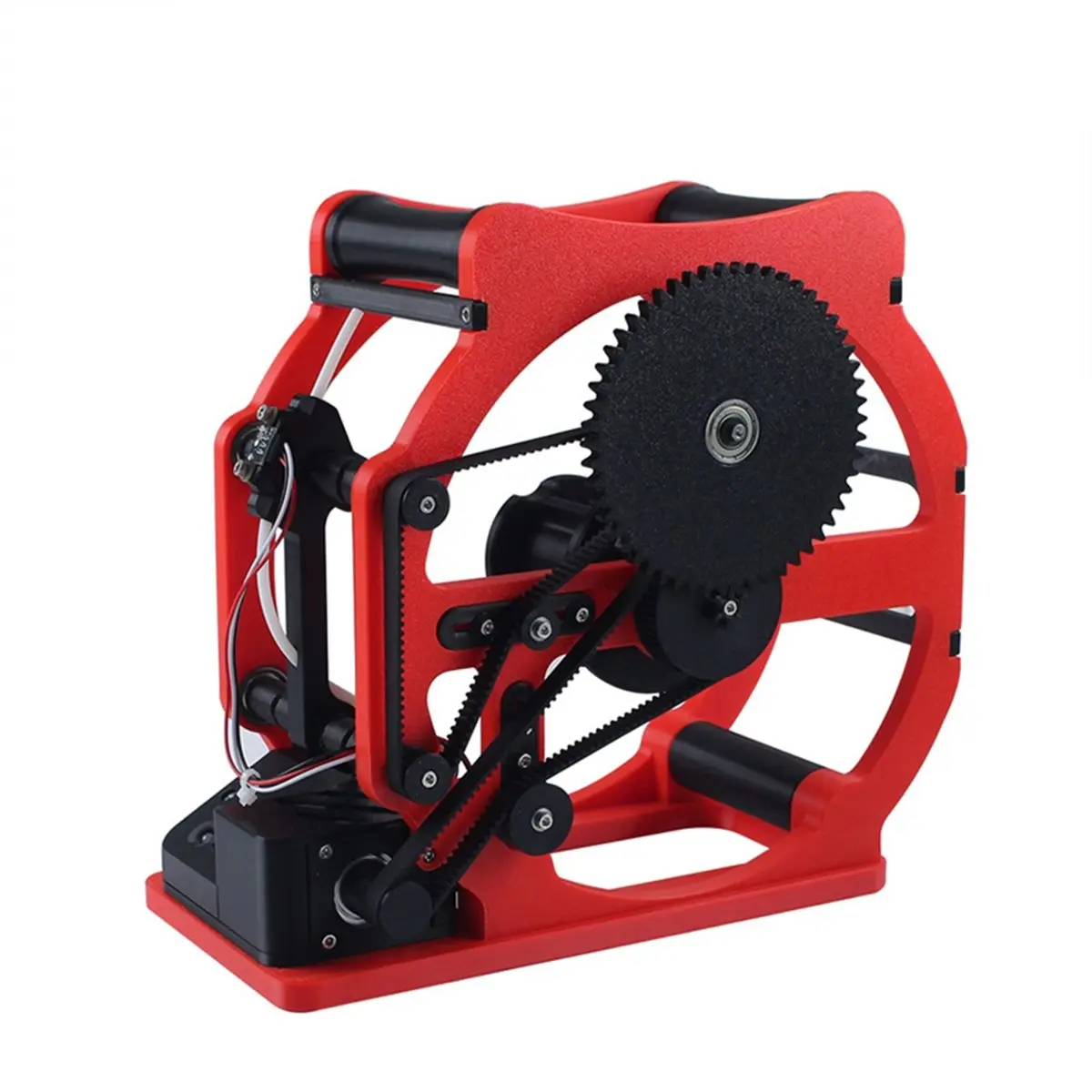 A003 Upgraded Motorized Filament Winder Automated Process Effortless and Versatile for 3D Printer EU PLUG Red + Black