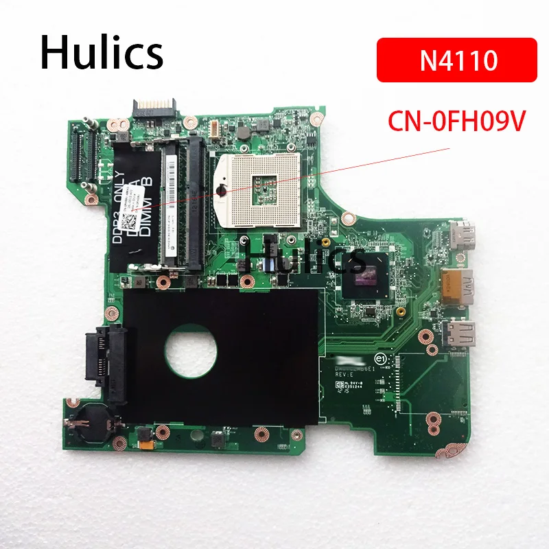 

Hulics Used For Dell Inspiron 14R N4110 Laptop Motherboard DA0V02MB6G0 CN-0FH09V 0FH09V DA0V02MB6E1 Main Board