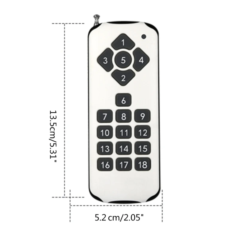 315Mhz 433Mhz 12V-36V 18 moduł przekaźnikowy odbiornik bezprzewodowy przełącznik zdalnego sterowania dla silnika Dc DIY