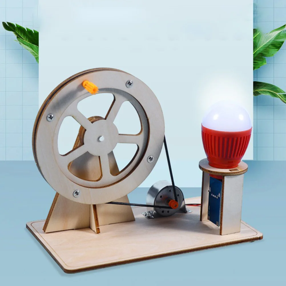 発電機ハンドクランクパワー実験用幼児用チェーンソー組み立てキット子供用ポータブル子供用